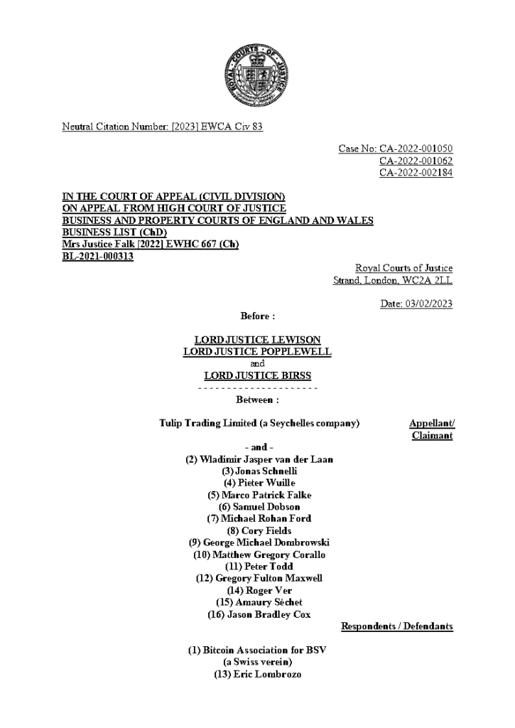 Tulip-v-Van-Der-Laan-judgment-030223